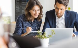 couple at computer