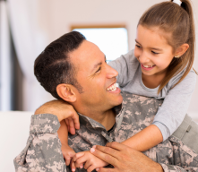 Father and daughter