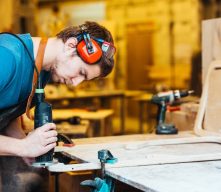 Man working in shop