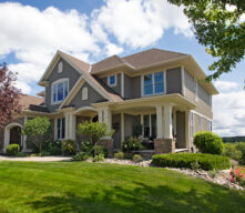 Exterior of luxury home